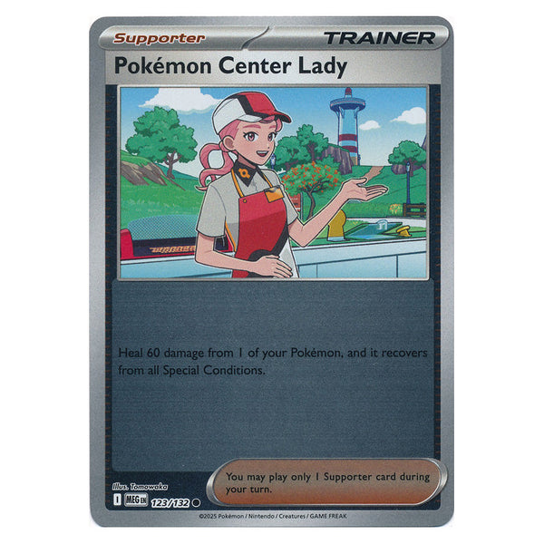 Pokemon Center Lady : MEGA EVOLUTION BASE (Reverse holo) - 123/132