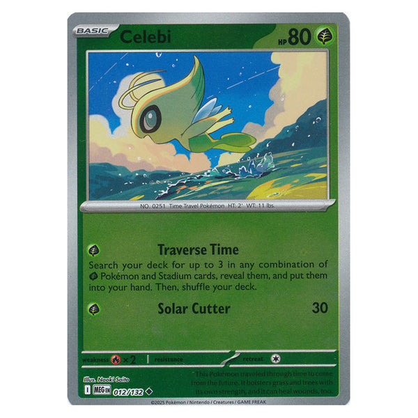 Celebi : MEGA EVOLUTION BASE (Reverse holo) - 012/132
