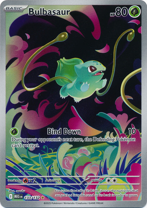 Bulbasaur : MEGA EVOLUTION BASE - 133/132 - Lockett Labs UK