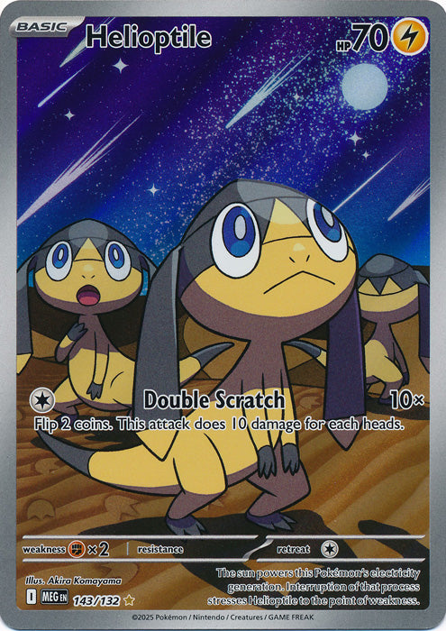 Helioptile : MEGA EVOLUTION BASE - 143/132