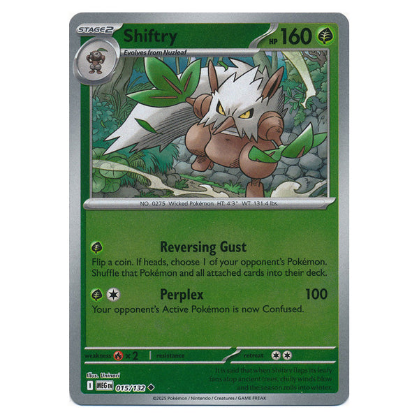 Shiftry : MEGA EVOLUTION BASE (Reverse holo) - 015/132