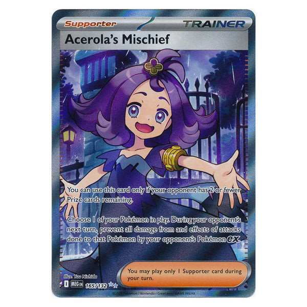 Acerola's Mischief : MEGA EVOLUTION BASE - 165/132