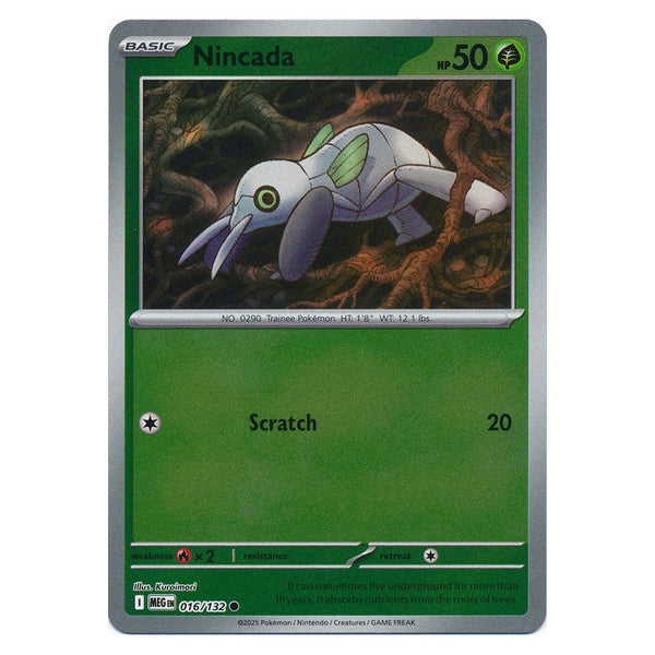 Nincada : MEGA EVOLUTION BASE (Reverse holo) - 016/132