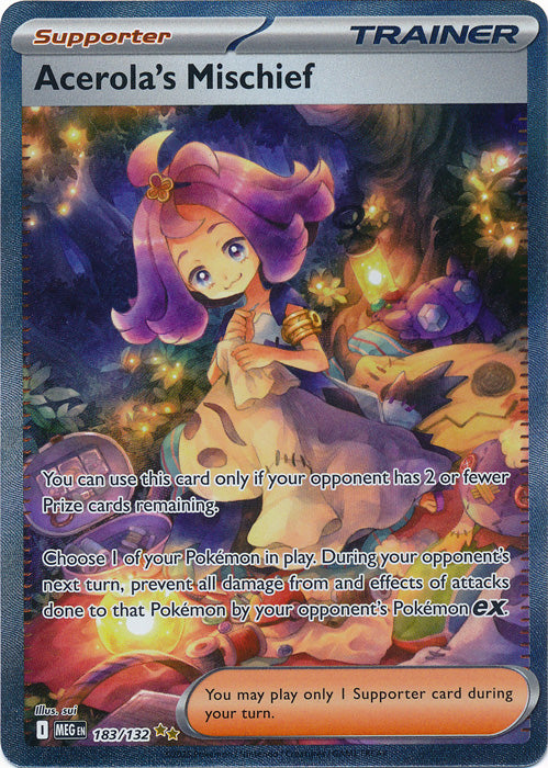 Acerola's Mischief : MEGA EVOLUTION BASE - 183/132