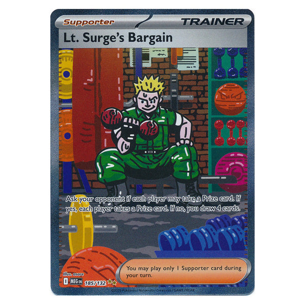 Lt. Surge's Bargain : MEGA EVOLUTION BASE - 185/132