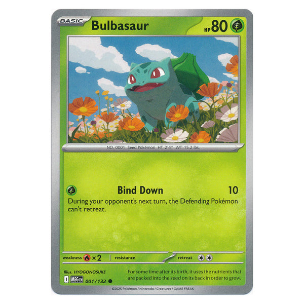 Bulbasaur : MEGA EVOLUTION BASE - 001/132