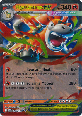 Mega Camerupt ex : MEGA EVOLUTION BASE - 022/132
