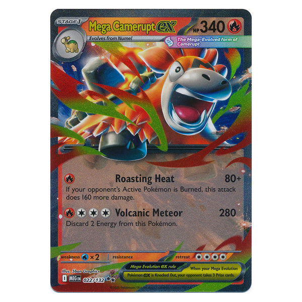 Mega Camerupt ex : MEGA EVOLUTION BASE - 022/132