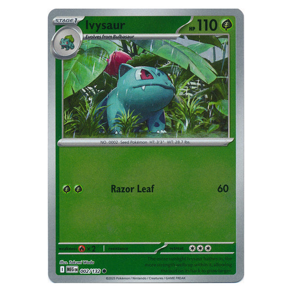 Ivysaur : MEGA EVOLUTION BASE (Reverse holo) - 002/132