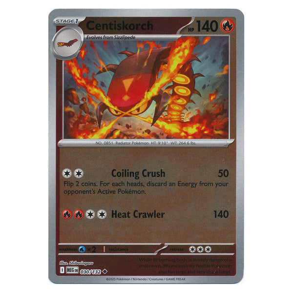 Centiskorch : MEGA EVOLUTION BASE (Reverse holo) - 030/132
