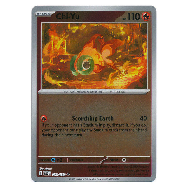 Chi-Yu : MEGA EVOLUTION BASE (Reverse holo) - 031/132