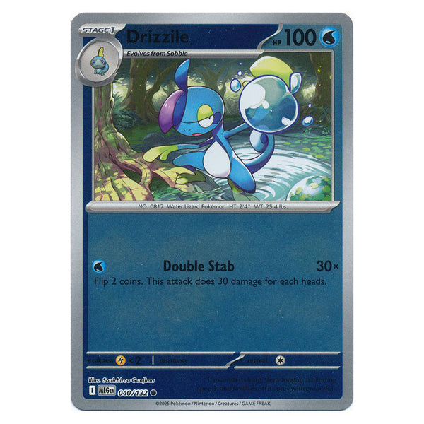 Drizzile : MEGA EVOLUTION BASE (Reverse holo) - 040/132