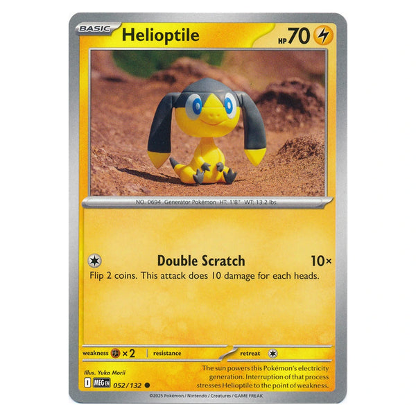 Helioptile : MEGA EVOLUTION BASE - 052/132