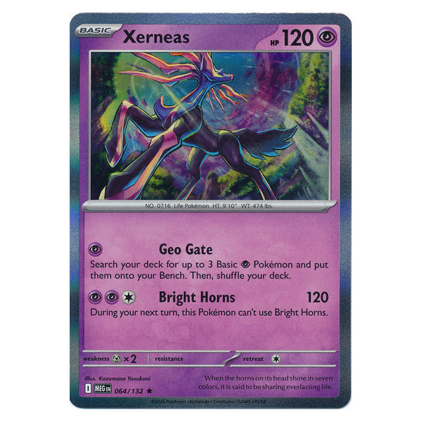 Xerneas : MEGA EVOLUTION BASE (Holo) - 064/132