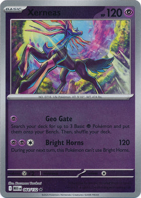 Xerneas : MEGA EVOLUTION BASE (Reverse holo) - 064/132