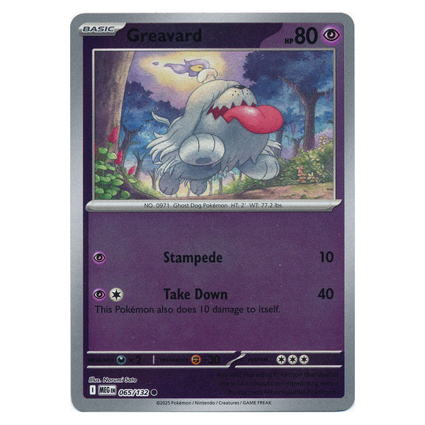 Greavard : MEGA EVOLUTION BASE (Reverse holo) - 065/132