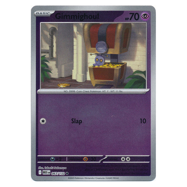 Gimmighoul : MEGA EVOLUTION BASE (Reverse holo) - 067/132