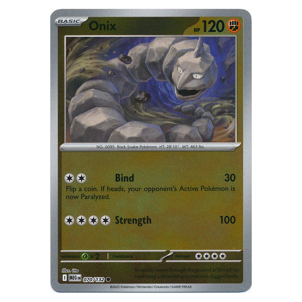 Onix : MEGA EVOLUTION BASE (Reverse holo) - 070/132