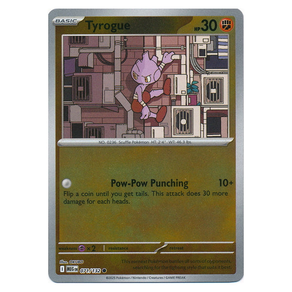 Tyrogue : MEGA EVOLUTION BASE (Reverse holo) - 071/132