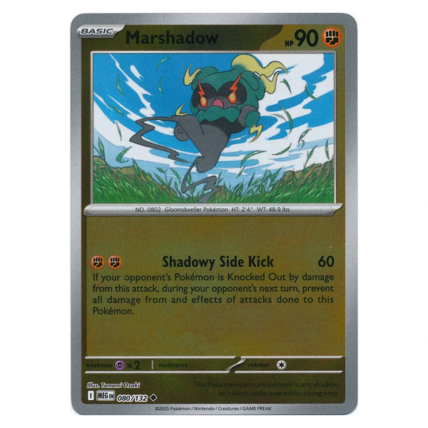 Marshadow : MEGA EVOLUTION BASE (Reverse holo) - 080/132
