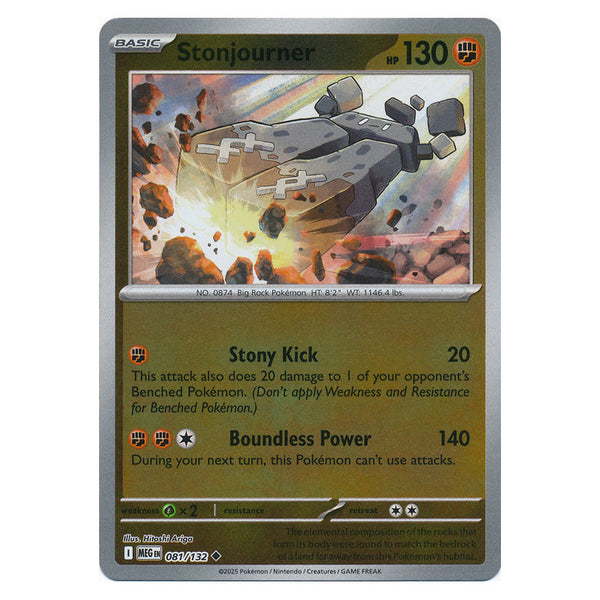 Stonjourner : MEGA EVOLUTION BASE (Reverse holo) - 081/132