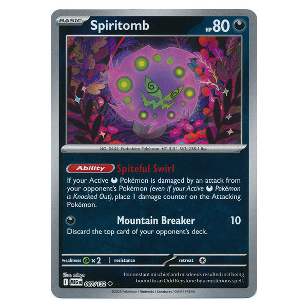 Spiritomb : MEGA EVOLUTION BASE (Reverse holo) - 087/132