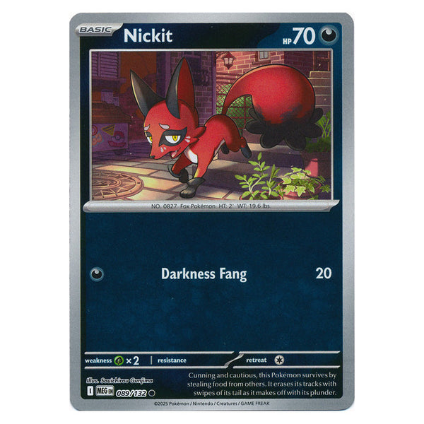 Nickit : MEGA EVOLUTION BASE (Reverse holo) - 089/132
