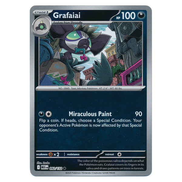 Grafaiai : MEGA EVOLUTION BASE (Reverse holo) - 092/132
