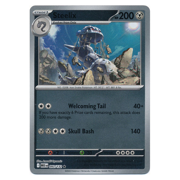 Steelix : MEGA EVOLUTION BASE (Reverse holo) - 093/132