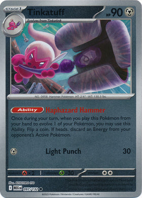 Tinkatuff : MEGA EVOLUTION BASE (Reverse holo) - 097/132