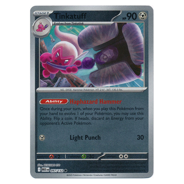 Tinkatuff : MEGA EVOLUTION BASE (Reverse holo) - 097/132