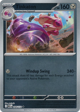 Tinkaton : MEGA EVOLUTION BASE (Reverse holo) - 098/132