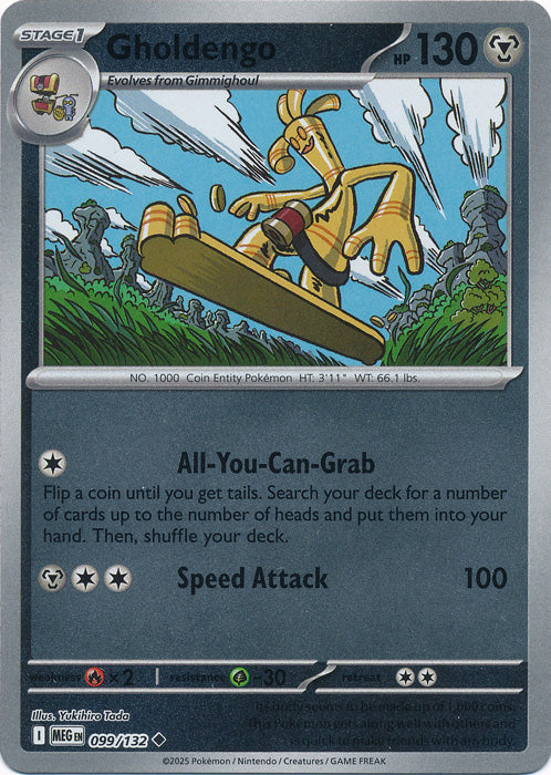 Gholdengo : MEGA EVOLUTION BASE (Reverse holo) - 099/132 - Lockett Labs UK