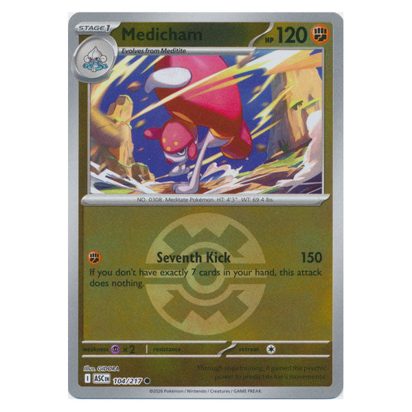 Medicham : ASCENDED HEROES (Ball Reverse holo) - 104/217