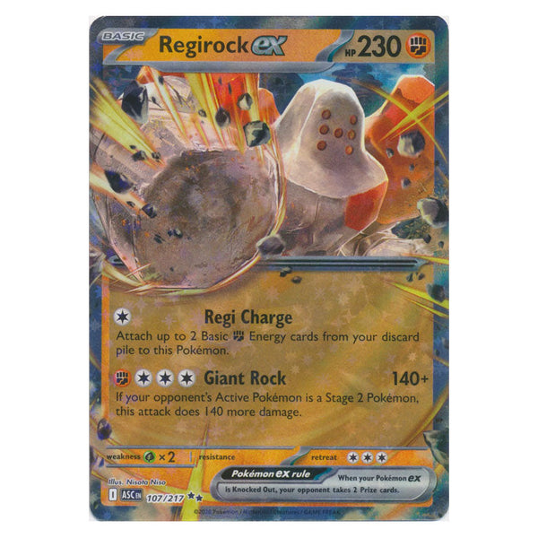 Regirock ex : ASCENDED HEROES - 107/217