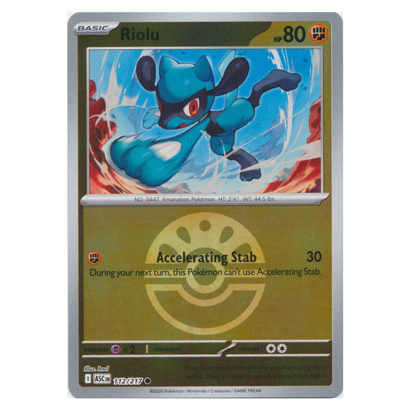 Riolu : ASCENDED HEROES (Ball Reverse holo) - 112/217