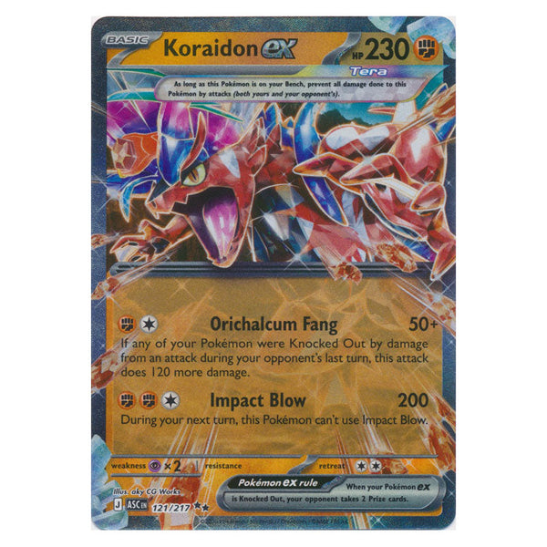 Koraidon ex : ASCENDED HEROES - 121/217
