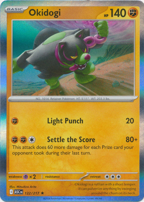 Okidogi : ASCENDED HEROES (Holo) - 122/217 - Lockett Labs UK