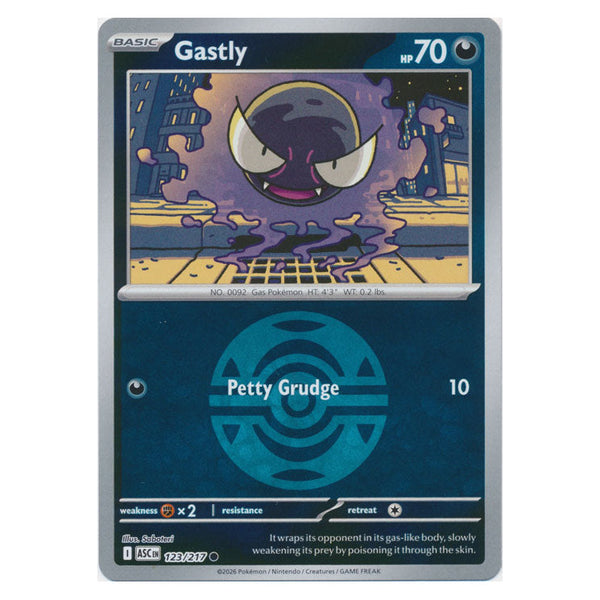Gastly : ASCENDED HEROES (Ball Reverse holo) - 123/217