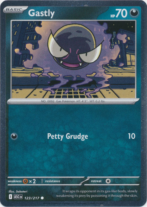 Gastly : ALTERNATE PROMO (Holo) - 123/217