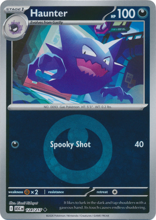 Haunter : ASCENDED HEROES (Energy Reverse holo) - 124/217