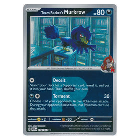 Team Rocket's Murkrow : ASCENDED HEROES (Rocket Reverse holo) - 126/217