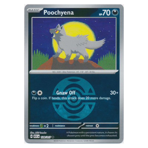 Poochyena : ASCENDED HEROES (Ball Reverse holo) - 128/217