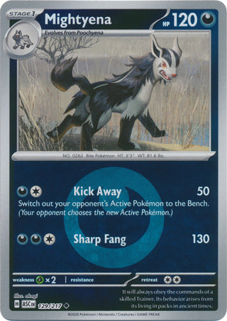 Mightyena : ASCENDED HEROES (Energy Reverse holo) - 129/217