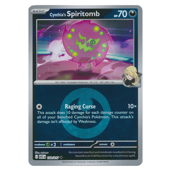 Cynthia's Spiritomb : ASCENDED HEROES (Energy Reverse holo) - 133/217