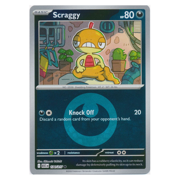 Scraggy : ASCENDED HEROES (Energy Reverse holo) - 134/217