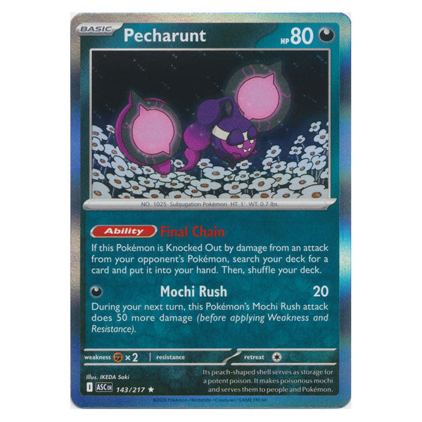 Pecharunt : ASCENDED HEROES (Holo) - 143/217