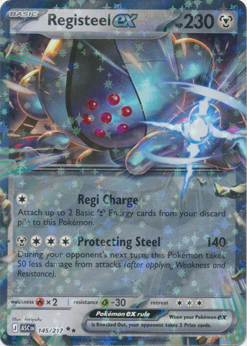 pokemon registeel card Registeel ex : ASCENDED HEROES - 145/217 | Lockett Labs