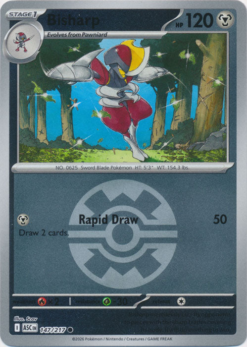 Bisharp : ASCENDED HEROES (Ball Reverse holo) - 147/217