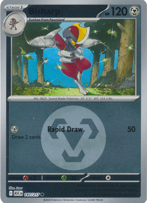 Bisharp : ASCENDED HEROES (Energy Reverse holo) - 147/217